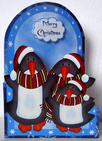 Cutaway Penguin Card by Margaret McCartney