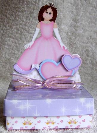 3D Topper Boxes - Party Princess by Margaret McCartney