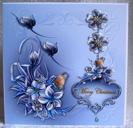 Beautiful Christmas in Bleu by Margaret McCartney