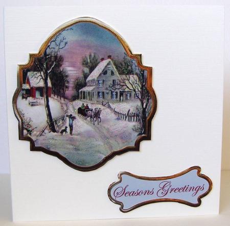 Vintage Christmas Scenes by Margaret McCartney