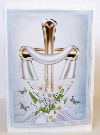 Cross with Lilies by Margaret McCartney
