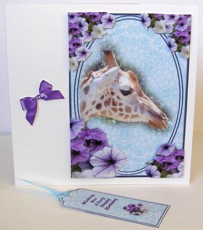 Giraffe Quick Card by Margaret McCartney