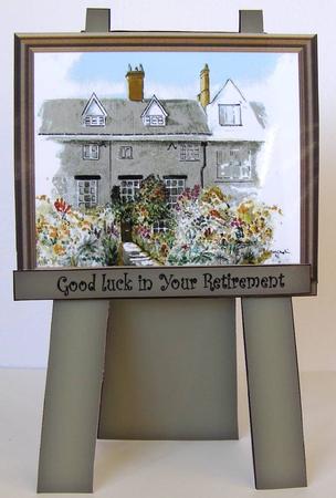 Retirement Easel by Margaret McCartney