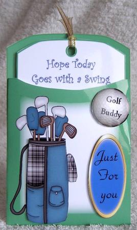 Golf Tag Pocket by Margaret McCartney