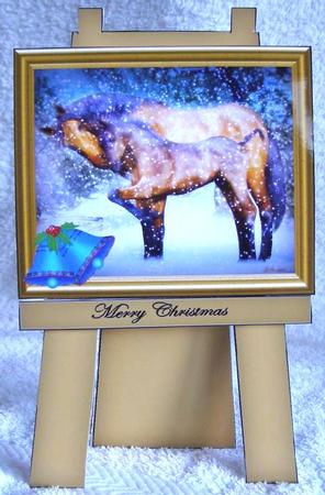 Horses in the Snow by Margaret McCartney