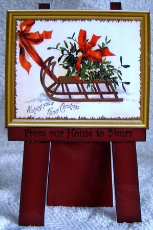 Vintage Sleigh by Margaret McCartney