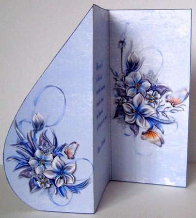 Winter Flower Cascade by Margaret McCartney