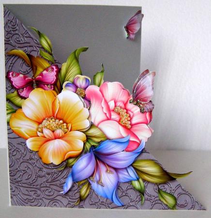 Floral Triangle by Margaret McCartney