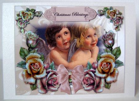 Angels - christmas Blessings by Margaret McCartney