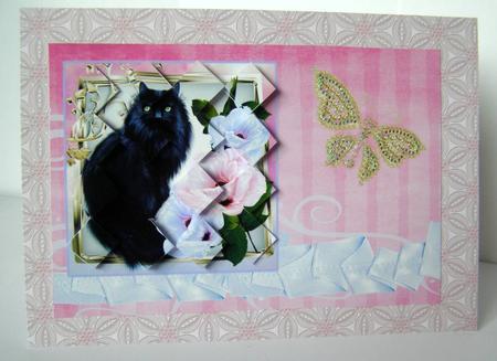 Vintage Pink Roses - Backing Paper 1 Sheet by Margaret McCartney