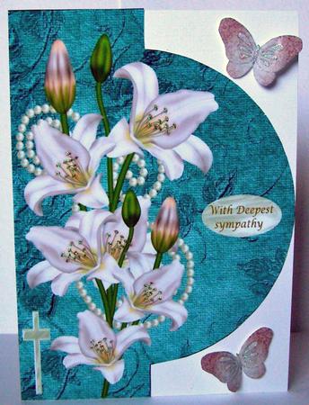 Shape Card Design Sympathy by Margaret McCartney