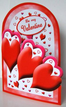 Valentine Cutaway Card by Margaret McCartney