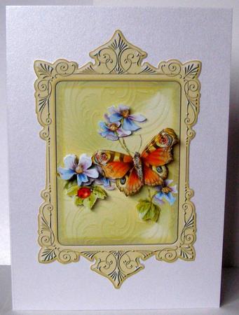 Butterfly Ornate Topper by Margaret McCartney