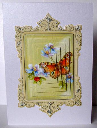 Butterfly Ornate Pyramid Topper by Margaret McCartney