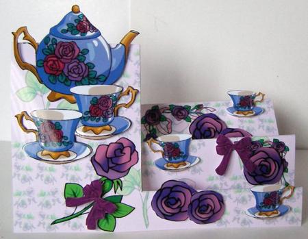 Tea Time Roses by Margaret McCartney