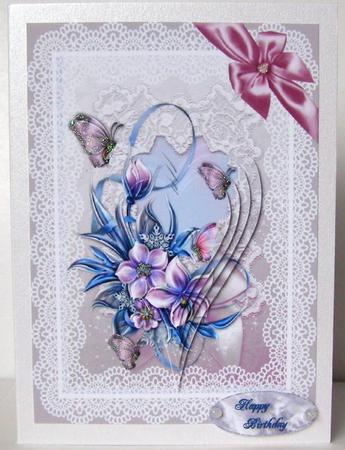 7x5 Flowers Sympathy or Birthday by Margaret McCartney