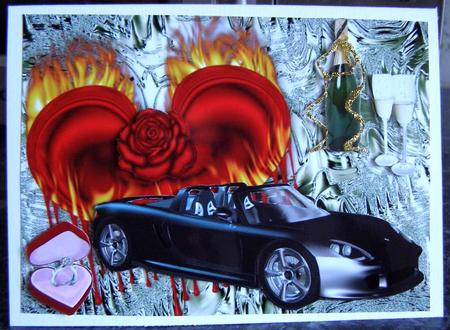 My Hearts on Fire Be My Valentine by Margaret McCartney