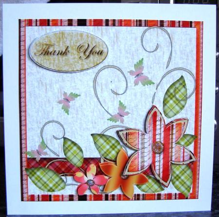 Cute Flowers Thank You/ Birthday/ Get Well Topper by Margaret McCartney