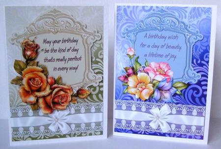 Flowers Galore Birthday Toppers by Margaret McCartney