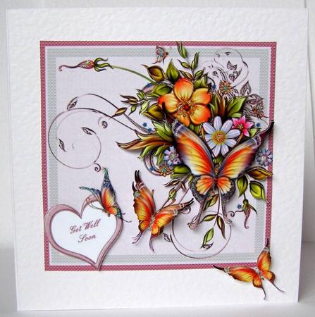 Summer Blooms and Butterflies by Margaret McCartney