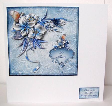 Blue Florals and Butterflies Step by Step by Margaret McCartney