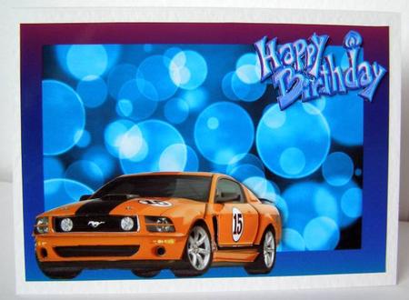 Sport Car on Bubble Background by Margaret McCartney