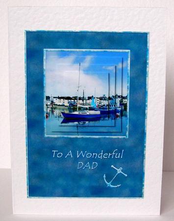 Sailing Fathers Day/birthday Card by Margaret McCartney
