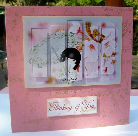 Plum Blossom and Oriental Shattered Pyramid by Margaret McCartney