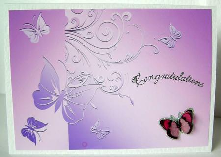 Embossed Butterfly Backgrounds by Margaret McCartney