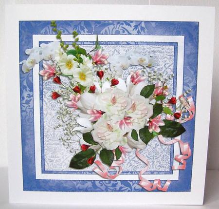 Floral 8x8 Topper by Margaret McCartney