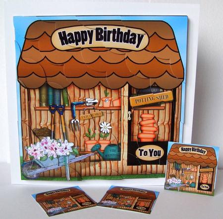 8 x 8 Little Potting Shed Shop Scalloped Corner Kit by Margaret McCartney