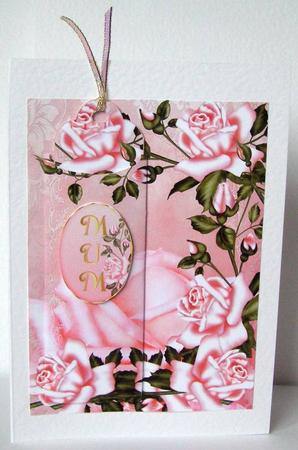Bookmark Birthday or Mother's Day Card by Margaret McCartney