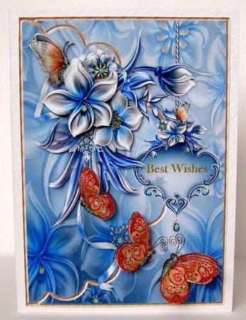 Best Wishes in Bleu by Margaret McCartney