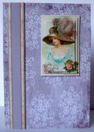 Vintage Lady Pyramage Sheet #2 by Margaret McCartney