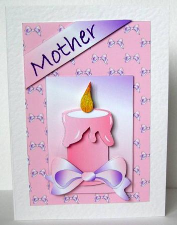 A Candle for Mum in Pink by Margaret McCartney