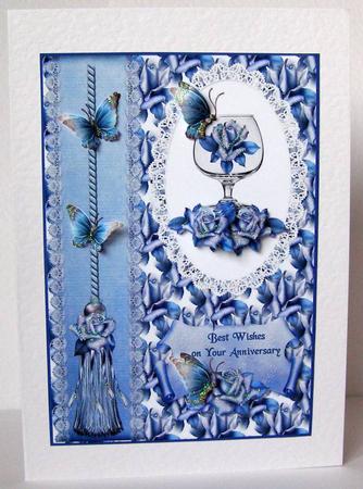 Blue Blooms2 by Margaret McCartney