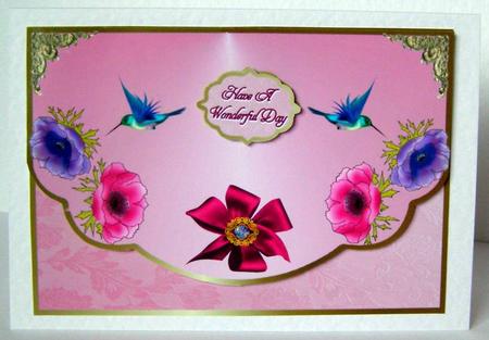 Anemones and Humming Birds by Margaret McCartney