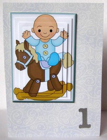 Sweet Baby Boy Pyramid by Margaret McCartney