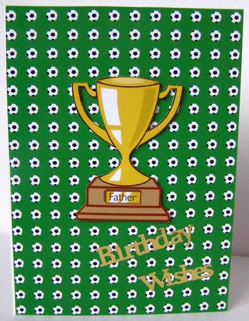 Football Fan Backing Paper by Margaret McCartney