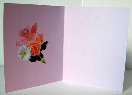 Rose Lily and Daisy Insert by Margaret McCartney