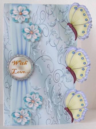Butterflie Kisses Over the Edge by Margaret McCartney