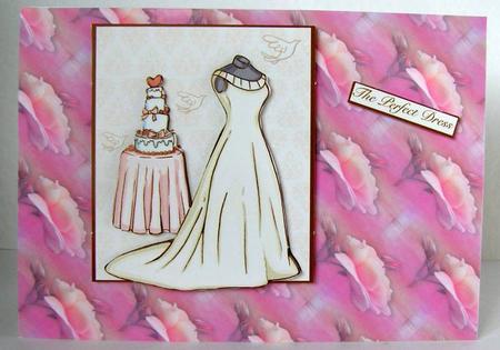 Peach and Pink Rose Horizontal Backing Paper Sheet by Margaret McCartney