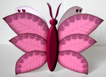 Artistic Butterfly Stand Up Card 7 by Margaret McCartney