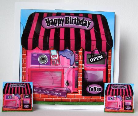 8 x 8 Girlie Gadgets and Gizmos Shop Scalloped Corner Kit by Margaret McCartney