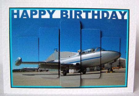 Panel Card - Modern Aeroplane by Margaret McCartney