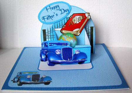 3D Box ' Old Car' by Margaret McCartney