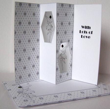 Internal Window Card - Art Deco 3 by Margaret McCartney
