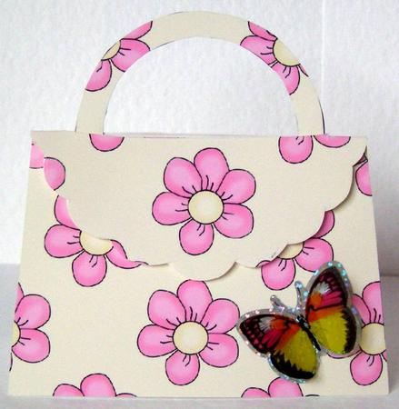 Pretty Flowers in Pink A4 Backing Paper by Margaret McCartney