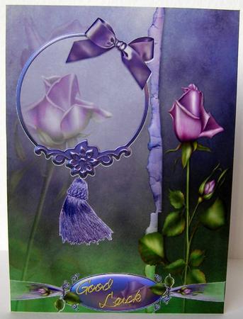 A4 Lavender Rose by Margaret McCartney