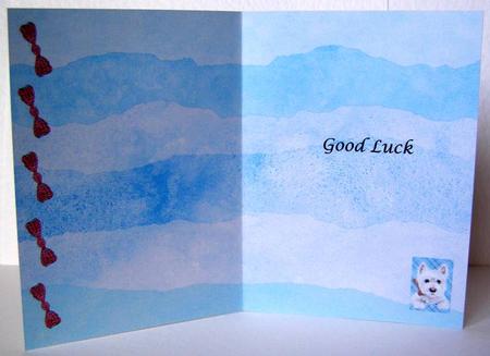 Our Family Westies Good Luck Inserts 7 by 5 by Margaret McCartney